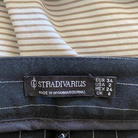 Stradivarius Piinstripe Pants - Picture 3 of 3